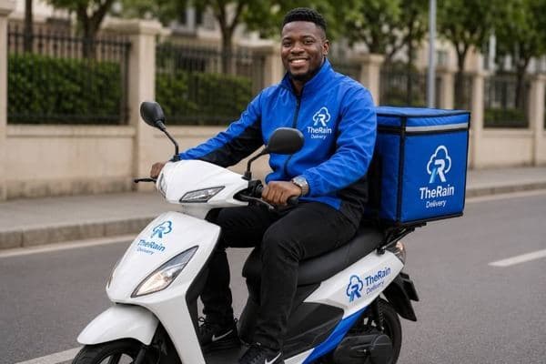TheRain delivery service package handling